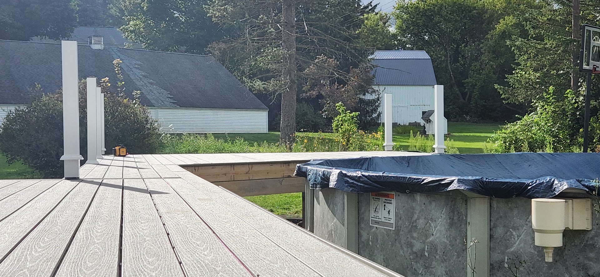 Decking surface repair detail