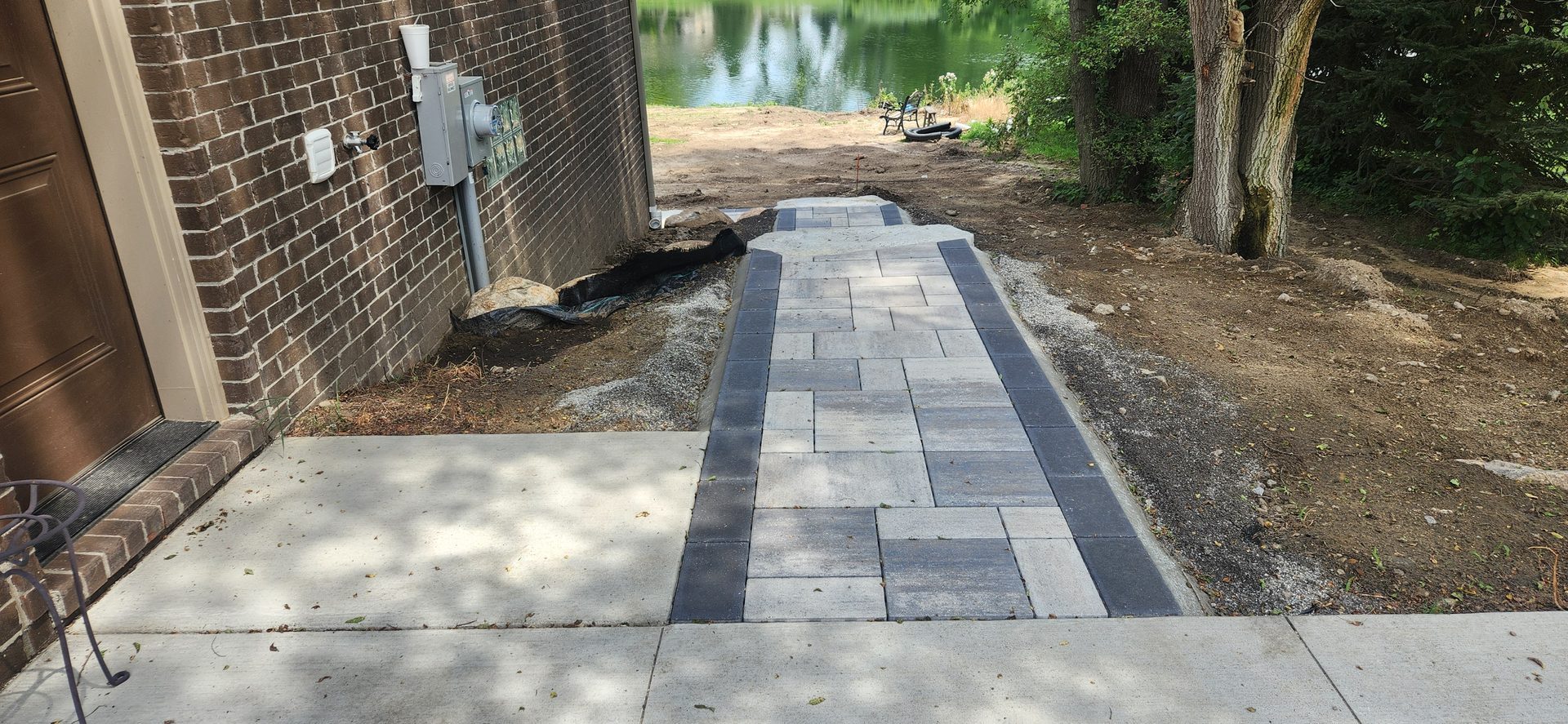 Paver walkway detail